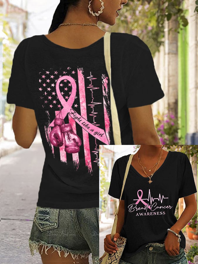 Women's Casual Printed Short Sleeve T-Shirt