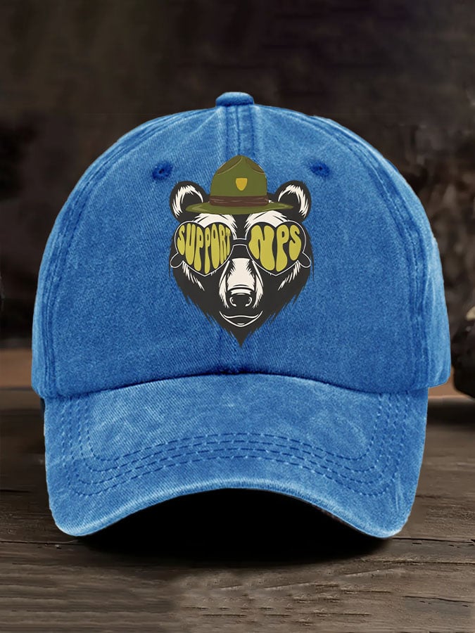 Retro Support National Park Service Printed Baseball Cap