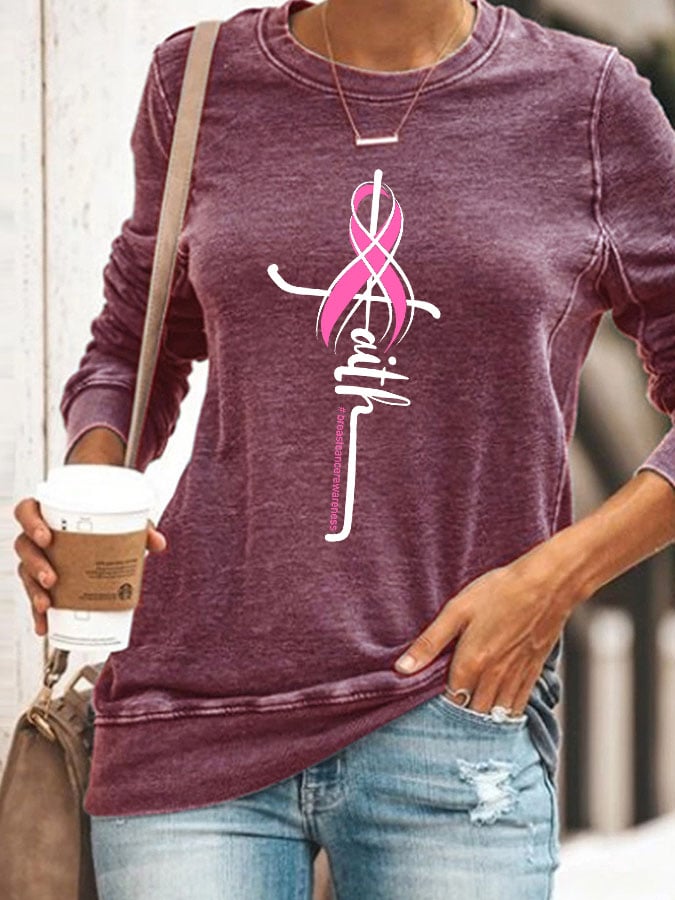 Fashion Print Long Sleeve Sweatshirt