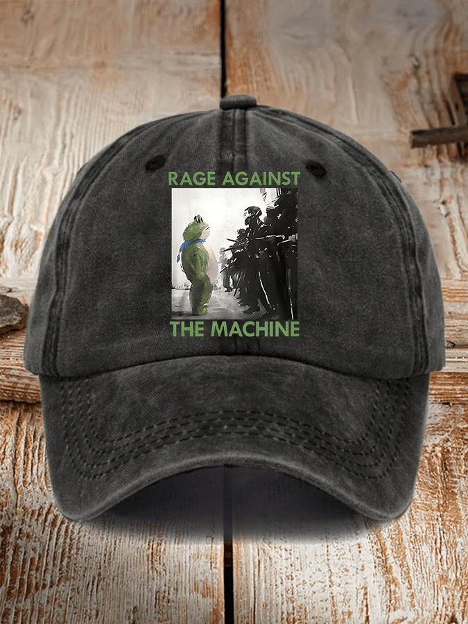 Unisex Portland Frog Resist Print Hat