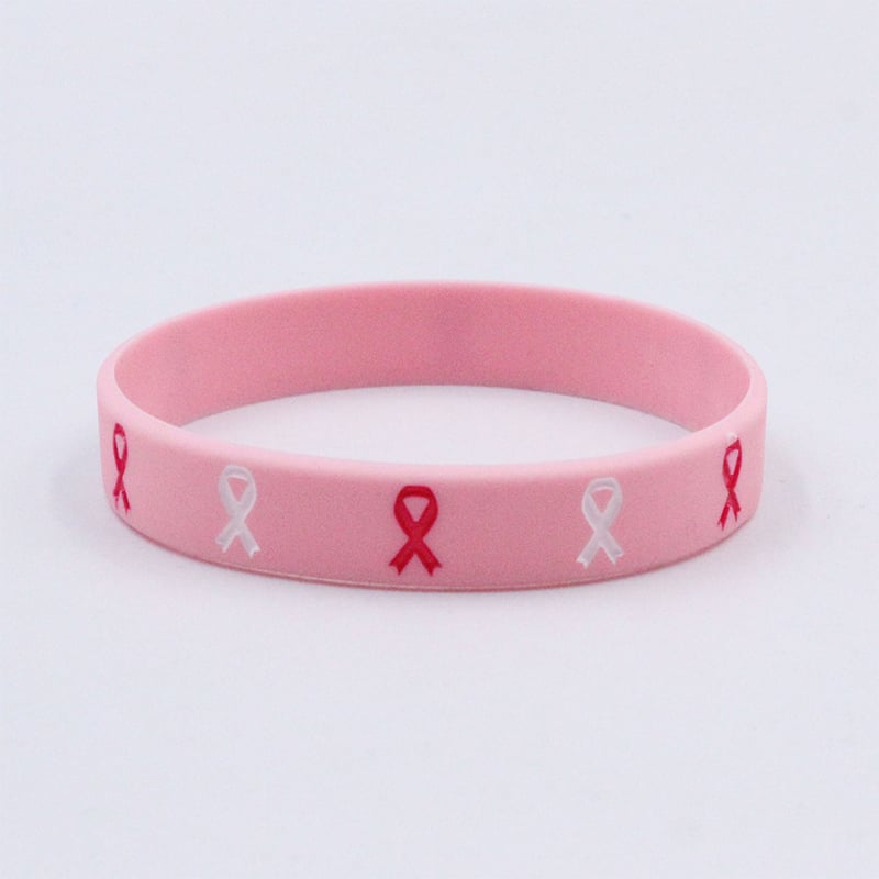 Breast Cancer Awareness Silicone Bracelet