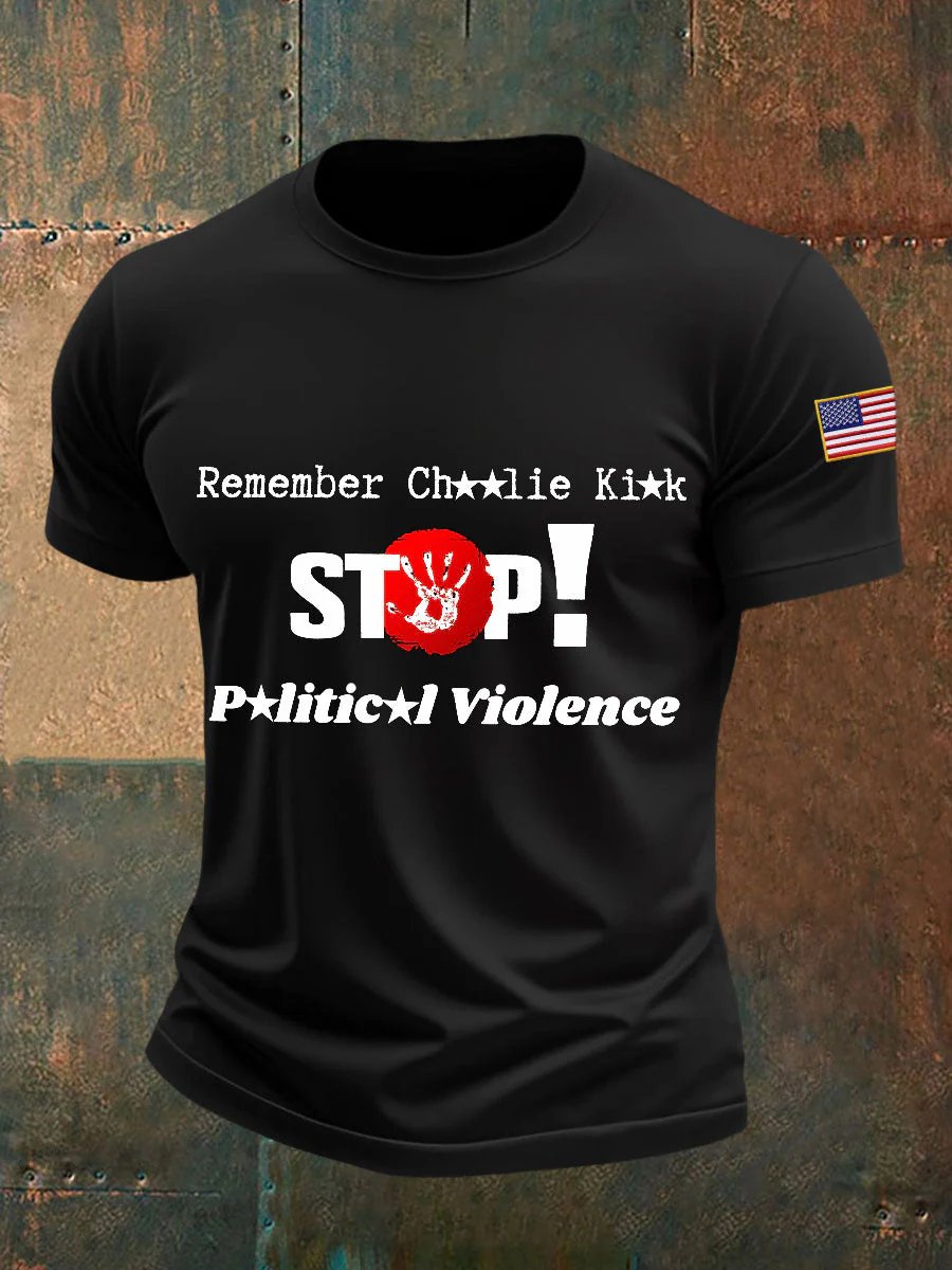 Men's American Hero Faith Printed Shirt