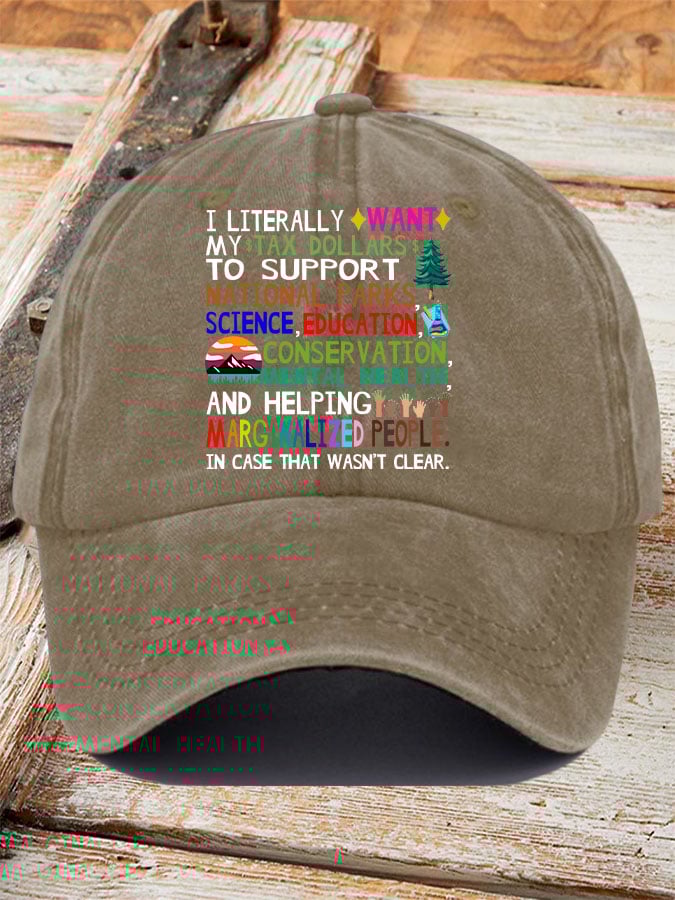 Support National Parks Printed Baseball Cap
