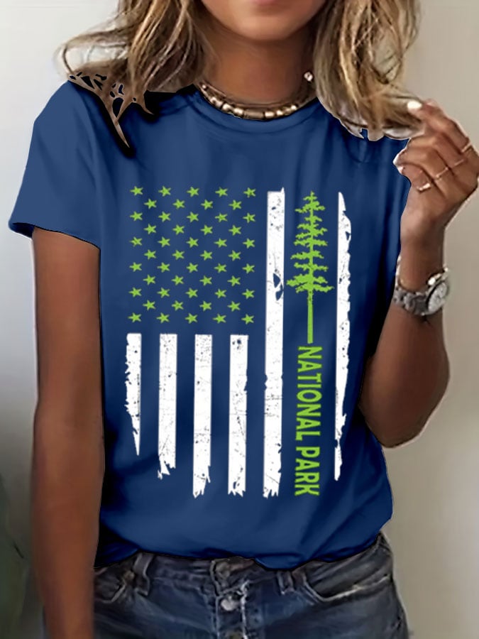 Women's National Park Print T-Shirt