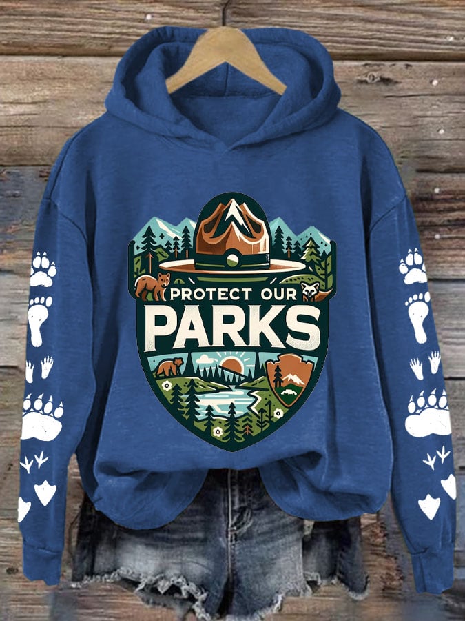 Women's Protect Our National Parks Printed Sweatshirt
