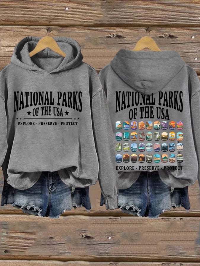 Women's National Park Printed Sweatshirt