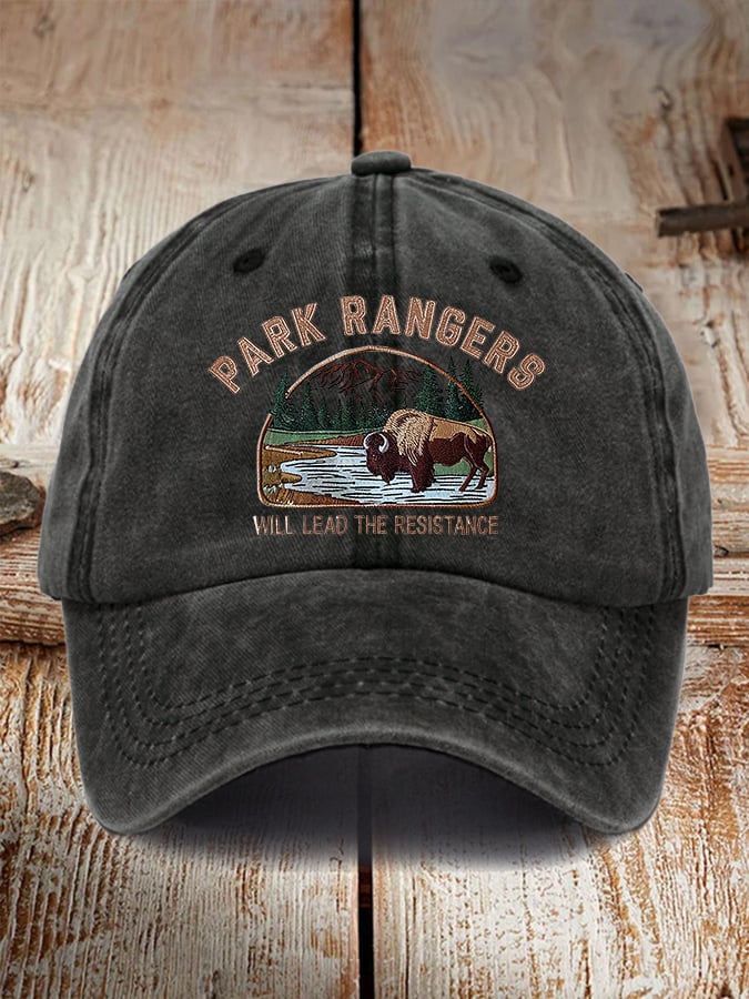 Retro Park Rangers Will Lead The Resistance Print Baseball Cap