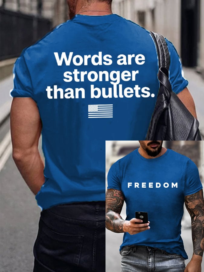 Men's Freedom Printed T-Shirt