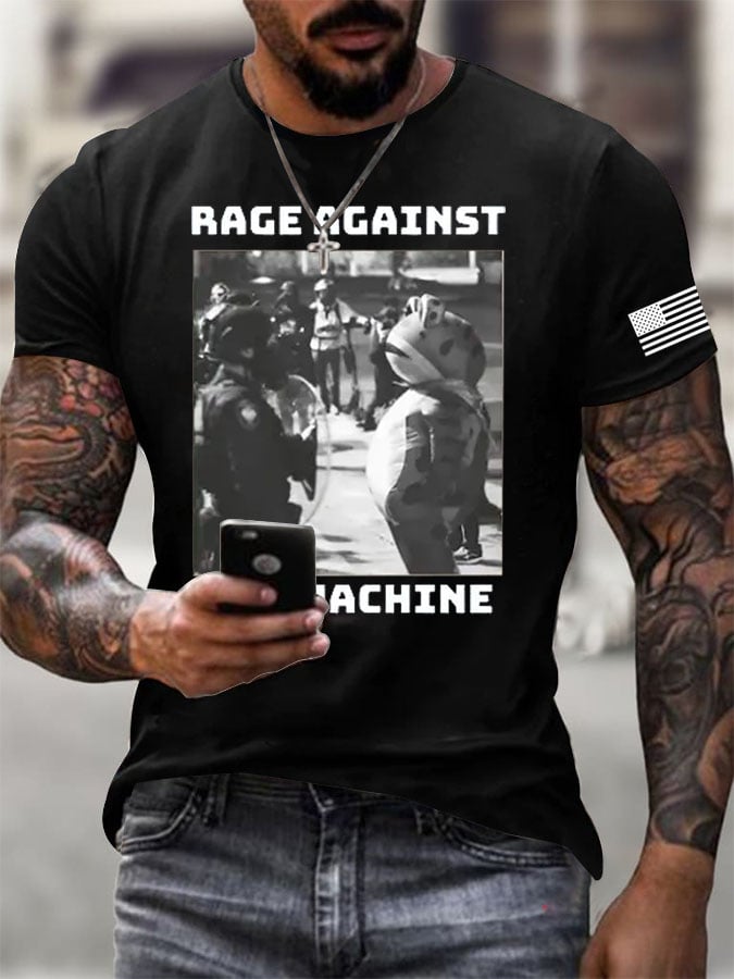 Men's Portland Frog Print T-Shirt