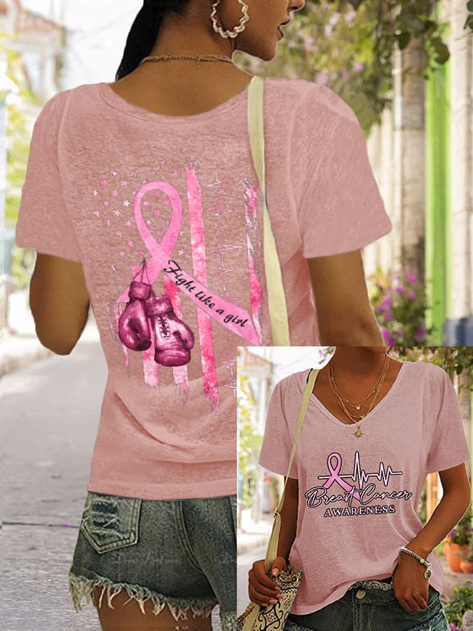 Women's Casual Printed Short Sleeve T-Shirt