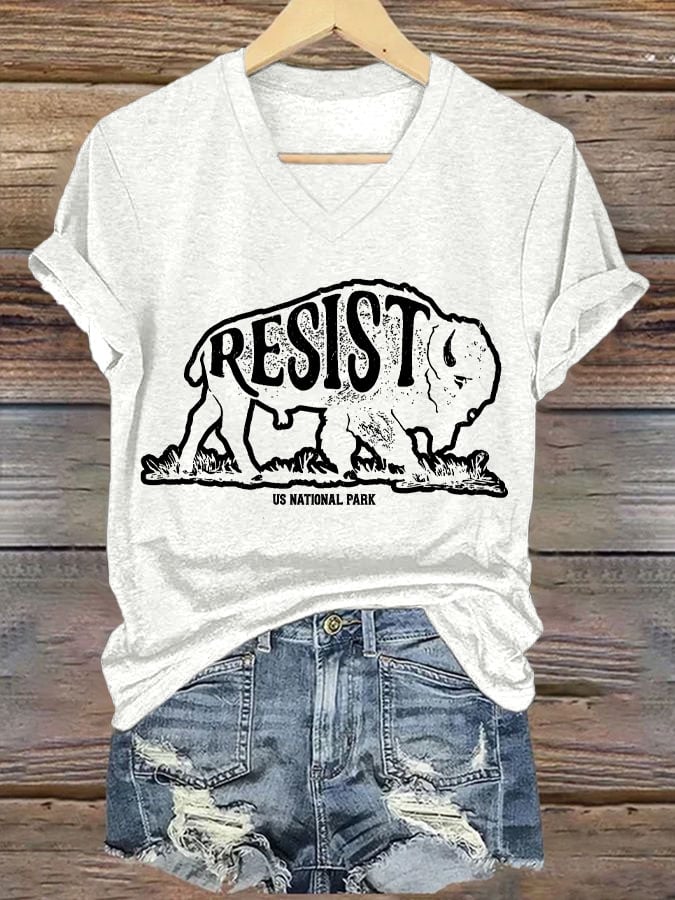 Women's Protect Our National Parks Printed T-Shirt
