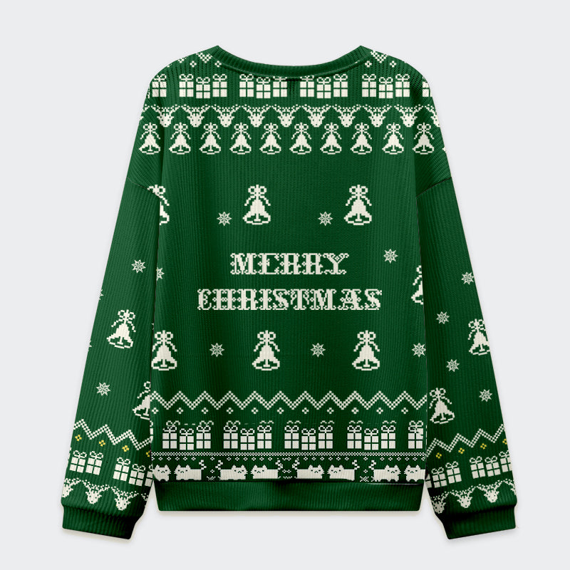 Tokyo-Tiger The Cat Eating Ramen: Its Only Gift Is Disappointment Christmas Ugly Sweatshirt