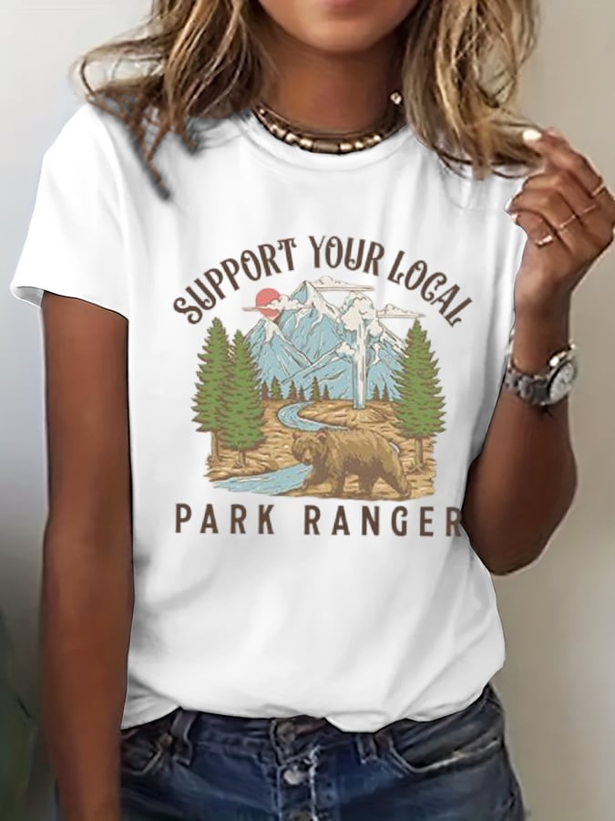 Women's Support Your Local Park Ranger T-Shirt