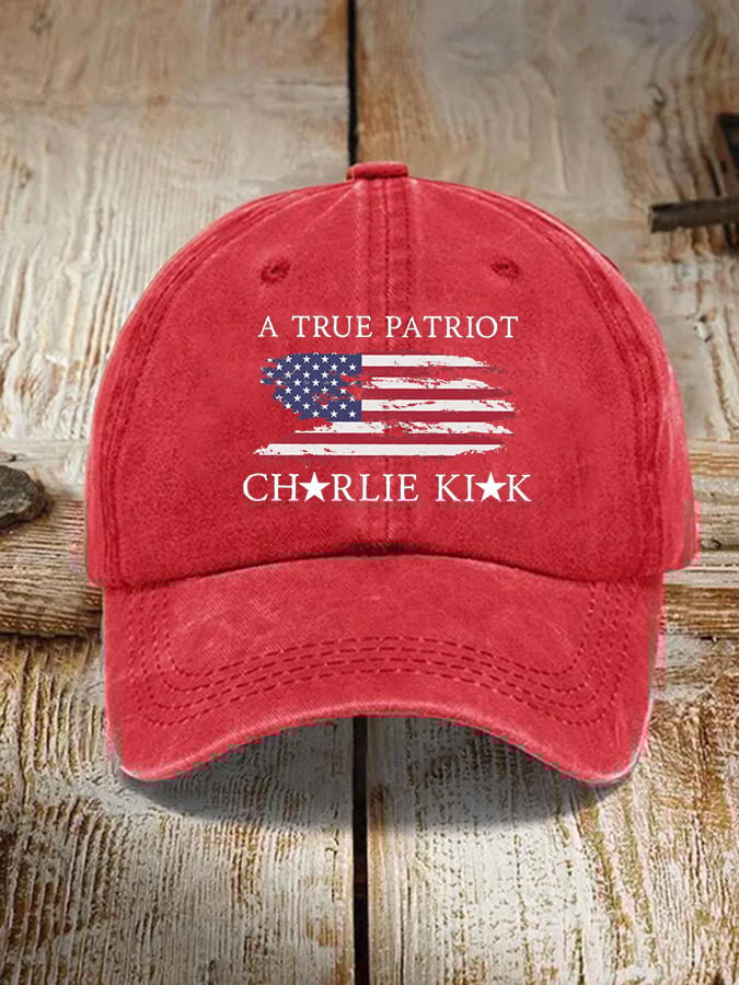 Unisex Freedom American Flag Print Baseball Cap