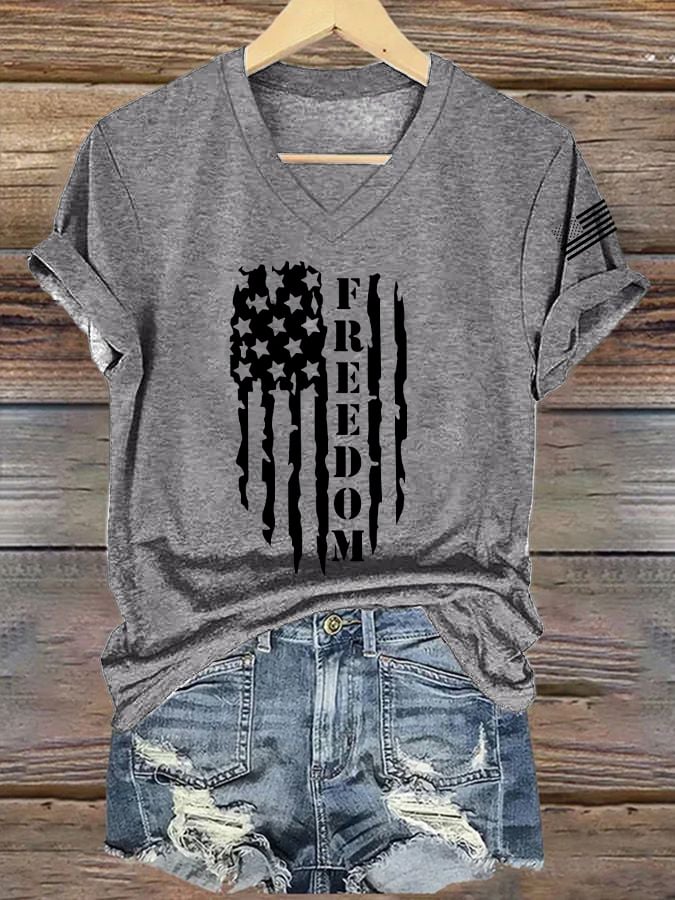 Women's Casual Free Print T-Shirt