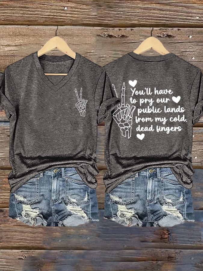 Women's Protect Our National Parks Printed T-Shirt