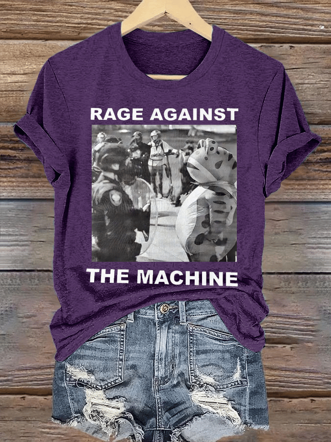 Women's Portland Frog Resist Printed Casual T-Shirt