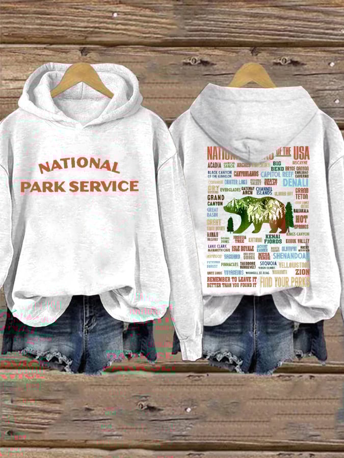 Women's National Parks Explore, Protect, Preserve Printed Sweatshirt