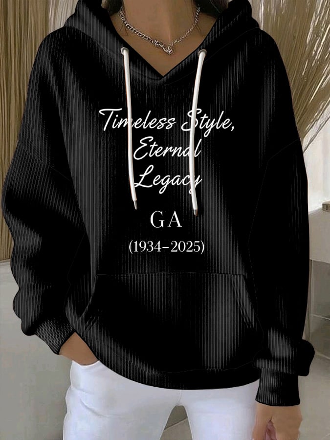 Women's Timeless Style Eternal Legacy 1934-2025 Print Casual Sweatshirt