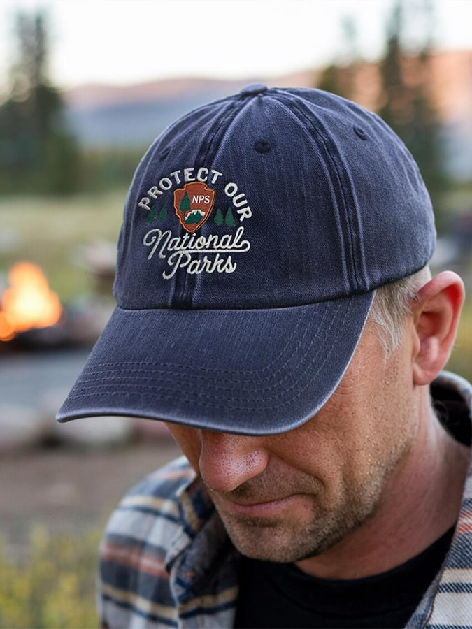 Unisex National Forest Park Print Hat