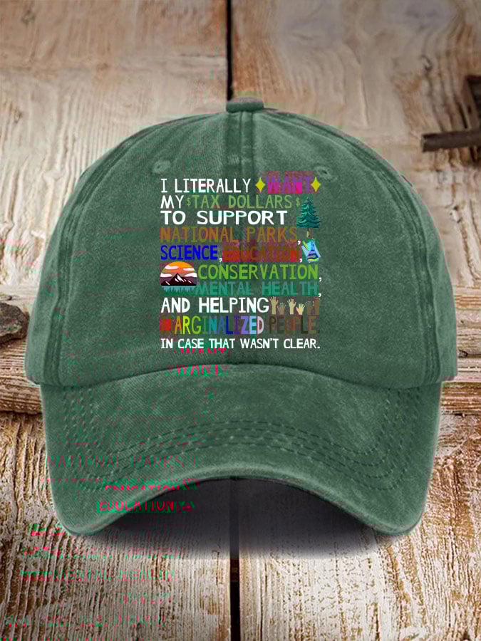 Support National Parks Printed Baseball Cap