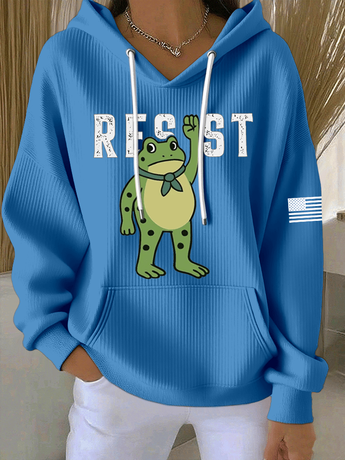 Women's FDT Print Casual Hoodie