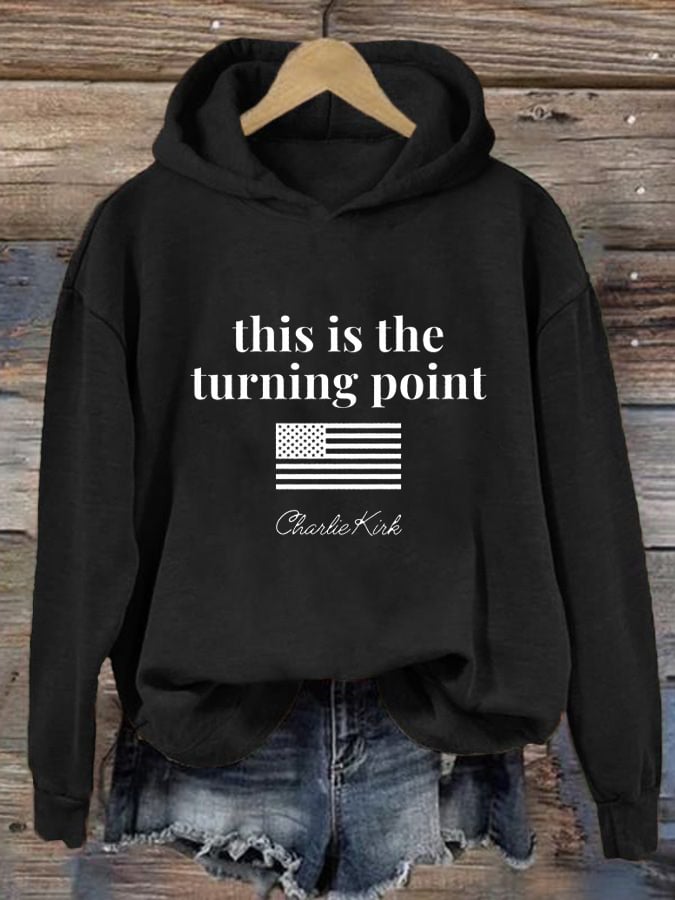 Women's This is the Turning Point Printed Sweatshirt