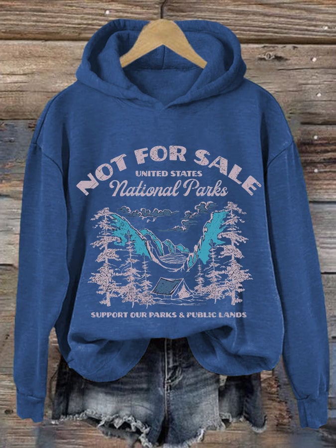 Women's Protect Our National Parks Printed Sweatshirt