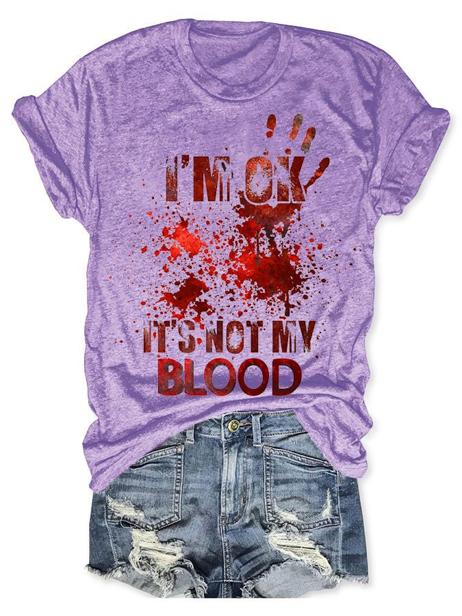 Halloween Ladies Print T-Shirt