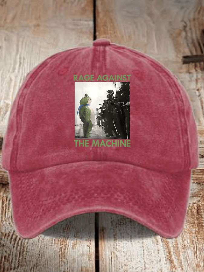 Unisex Portland Frog Resist Print Hat