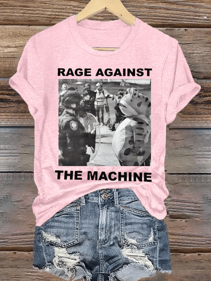 Women's Portland Frog Resist Printed Casual T-Shirt