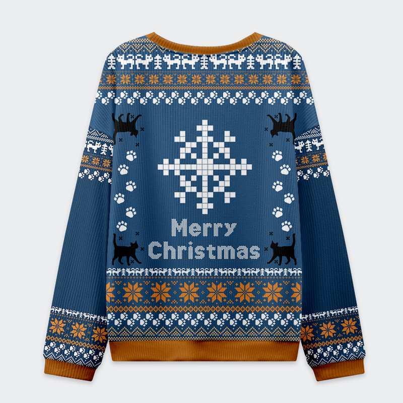 Tokyo-Tiger What? It’s Christmas Cat Ugly Sweatshirt