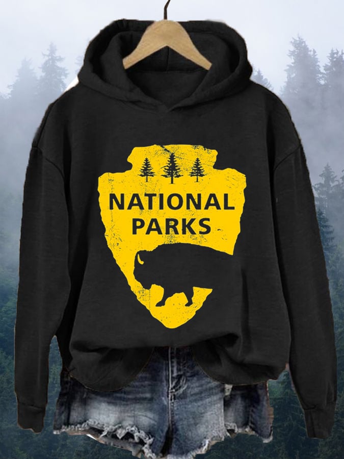 Women's National Parks Explore, Protect, Preserve Printed Sweatshirt