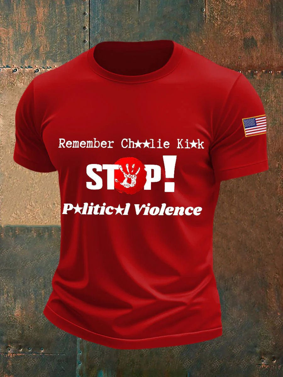 Men's American Hero Faith Printed Shirt