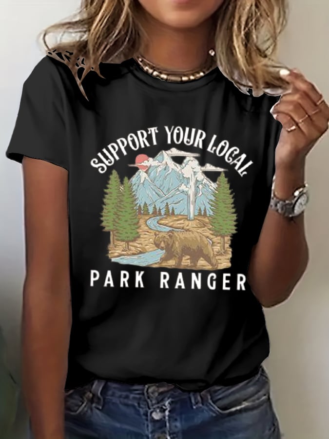 Women's Support Your Local Park Ranger T-Shirt