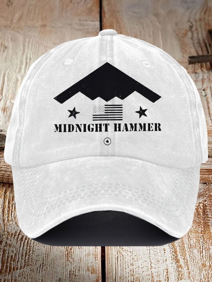 Unisex Operation Midnight Hammer B-2 Print Baseball Cap