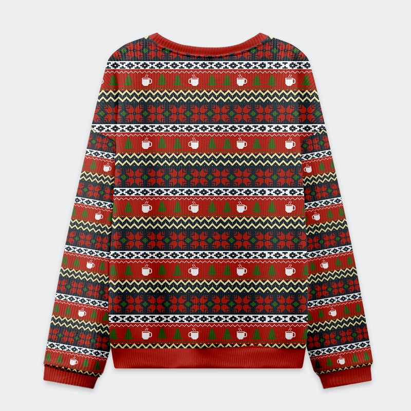 Tokyo-Tiger Naughty List Christmas Ugly Sweatshirt
