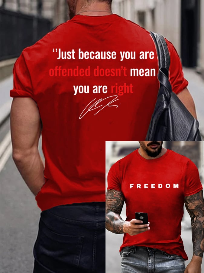 Men's Commemorative Printed T-Shirt