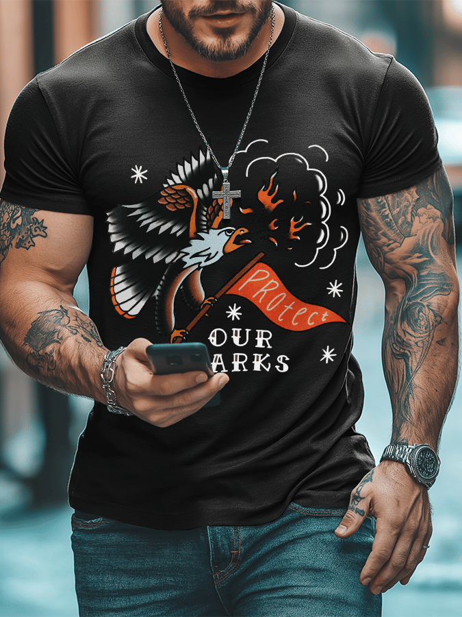 Men's Save The National Parks Print T-Shirt