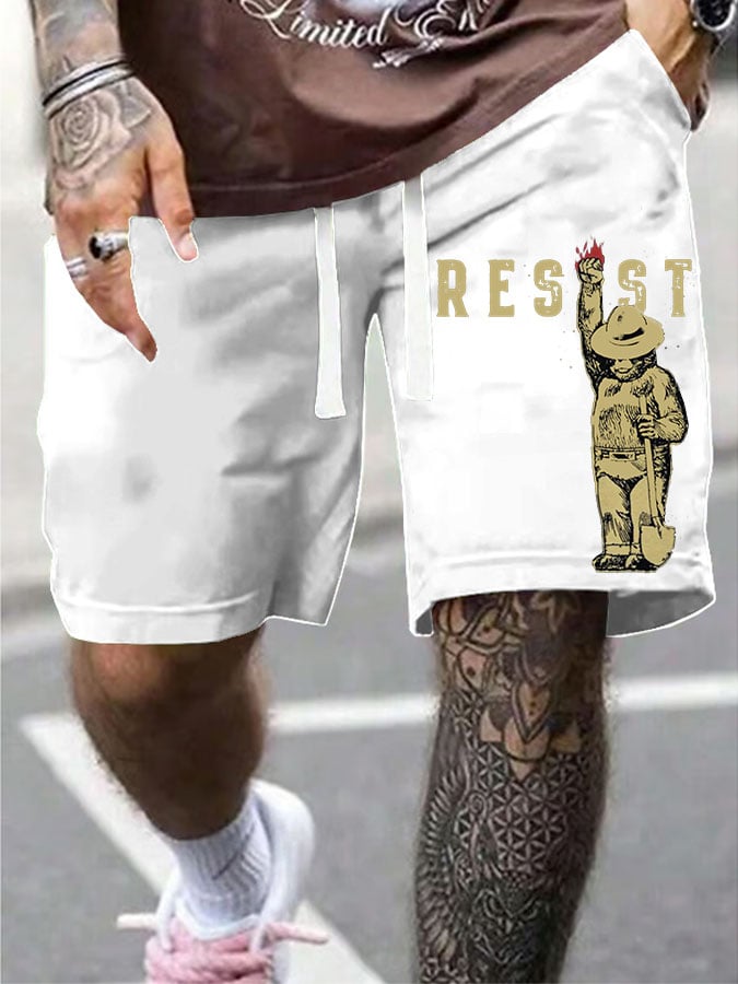 Men's Protect Our National Parks Print Shorts