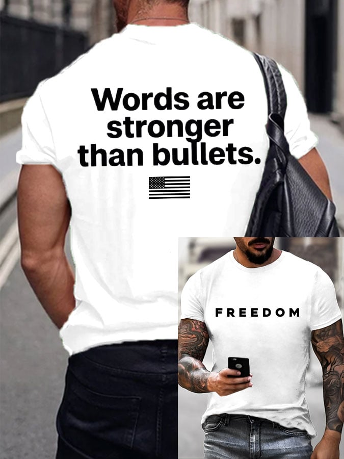 Men's Freedom Printed T-Shirt