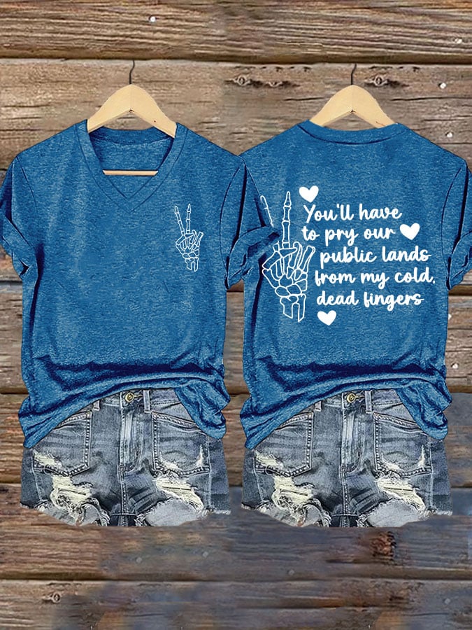 Women's Protect Our National Parks Printed T-Shirt