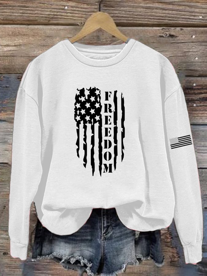 Women's Hot Events Printed Crew Neck Sweatshirt