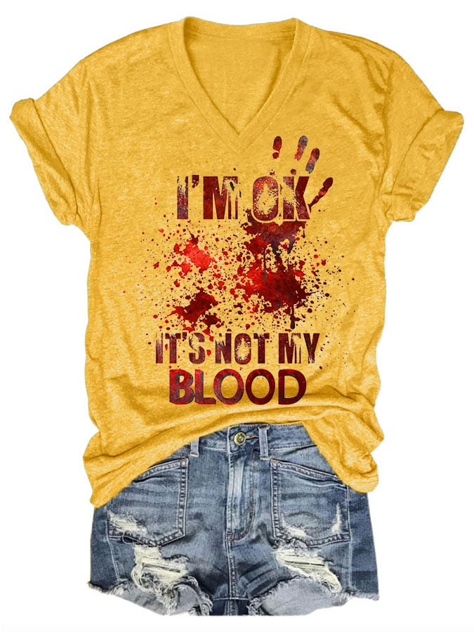 Halloween Ladies Print T-Shirt