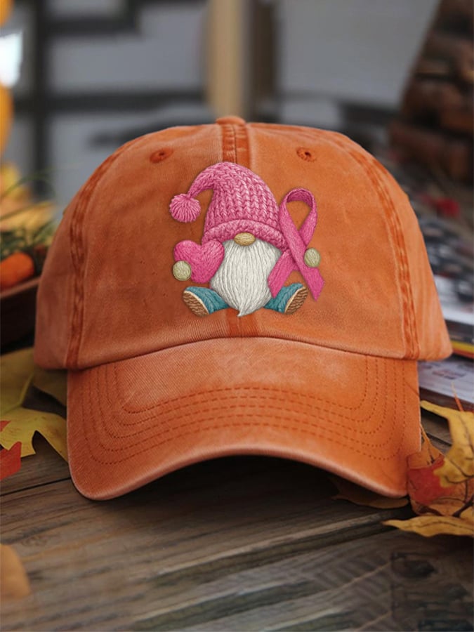 Breast Cancer Awareness Print Baseball Cap