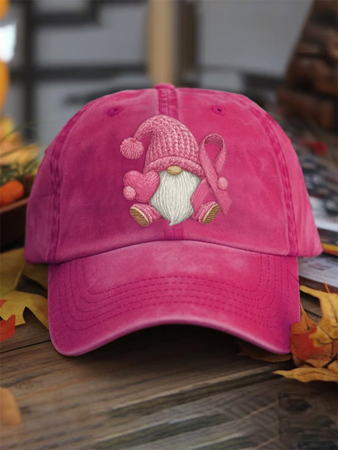 Breast Cancer Awareness Print Baseball Cap