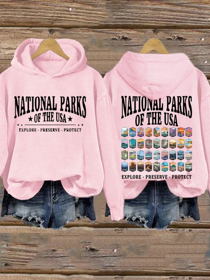 Women's National Park Printed Sweatshirt
