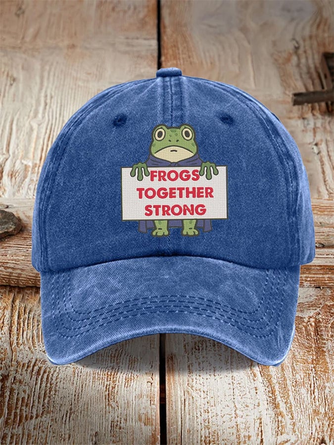 Unisex Resist Frog Baseball Cap