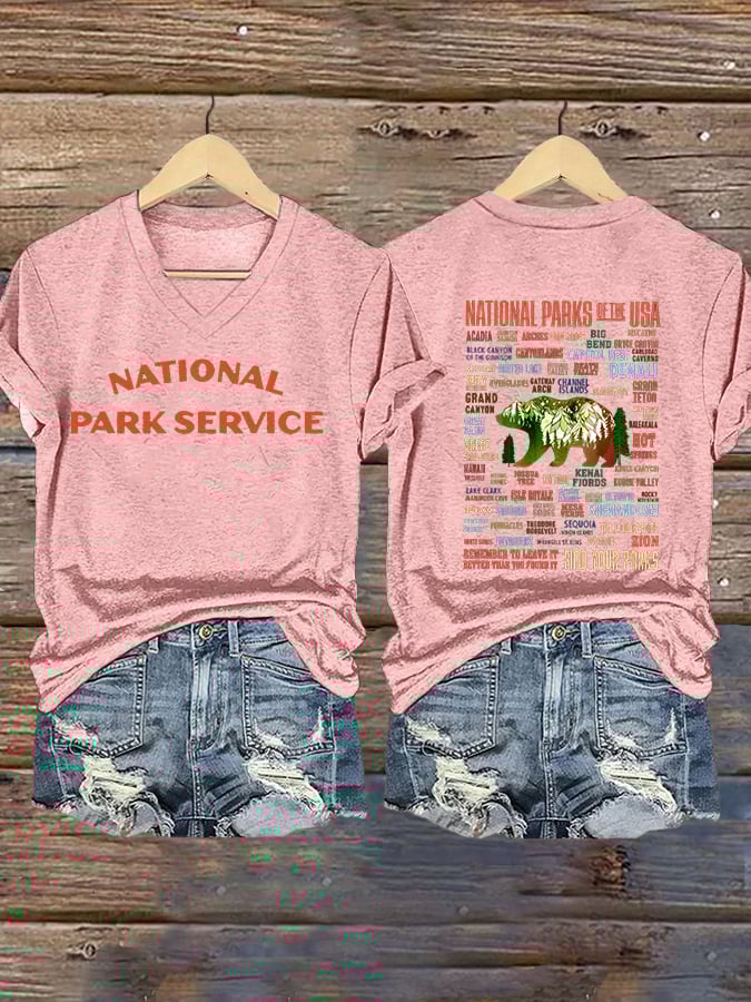 Women's National Parks Explore, Protect, Preserve Print T-Shirt