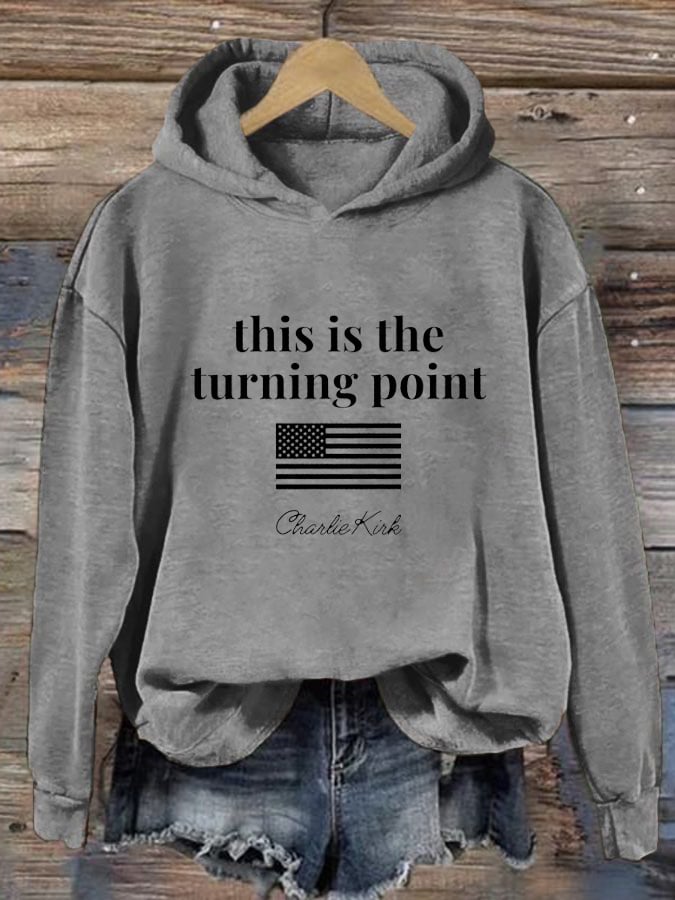 Women's This is the Turning Point Printed Sweatshirt